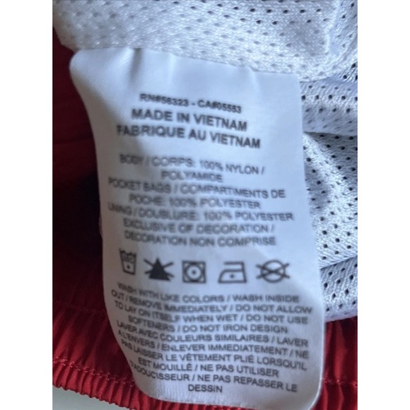 Nike‎ Dri-Fit Throwback Basketball Shorts Men's M USA Red White Blue CK6311-492 - Picture 6 of 8